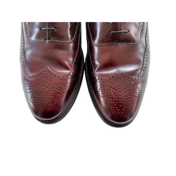 BOSTONIAN CLASSICS Men\'s Burgundy Wing Tip Oxfords Size 11 B Narrow main image 10